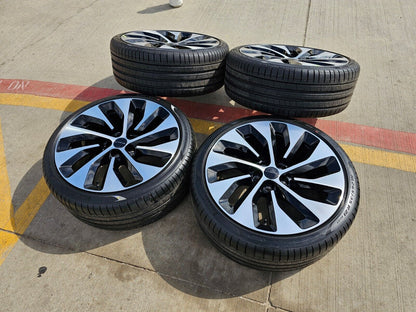21" Lucid Air OEM Grand Touring black wheels rims tires 5x120 2023 2024 2025 NEW