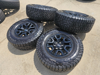 17" Ford F-150 Raptor Bronco OEM black rims wheels 10461 tires FALKEN A/T3 33"