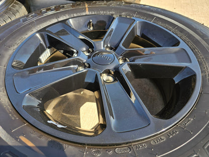 18" Jeep Wrangler Sahara OEM 9221 9255 wheels rims 2020 2021 2022 2023 2024 2025