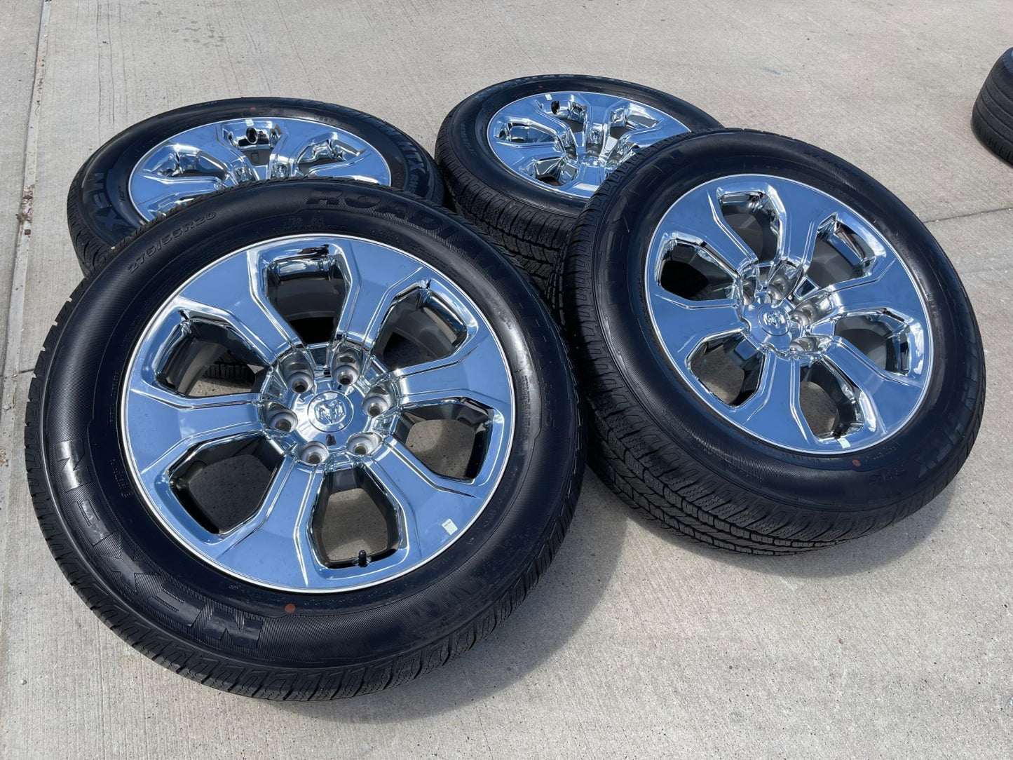 NEW 20" Dodge Ram 1500 OEM Laramie CHROME wheels rims RIM# 2679 FITS 2019-2027