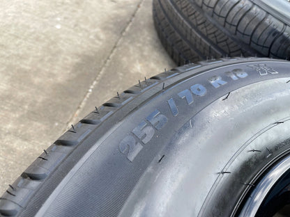 18" Jeep Wrangler SMOKY MOUNTAIN Black OEM 9198 wheels rims tires MICHELIN NEW