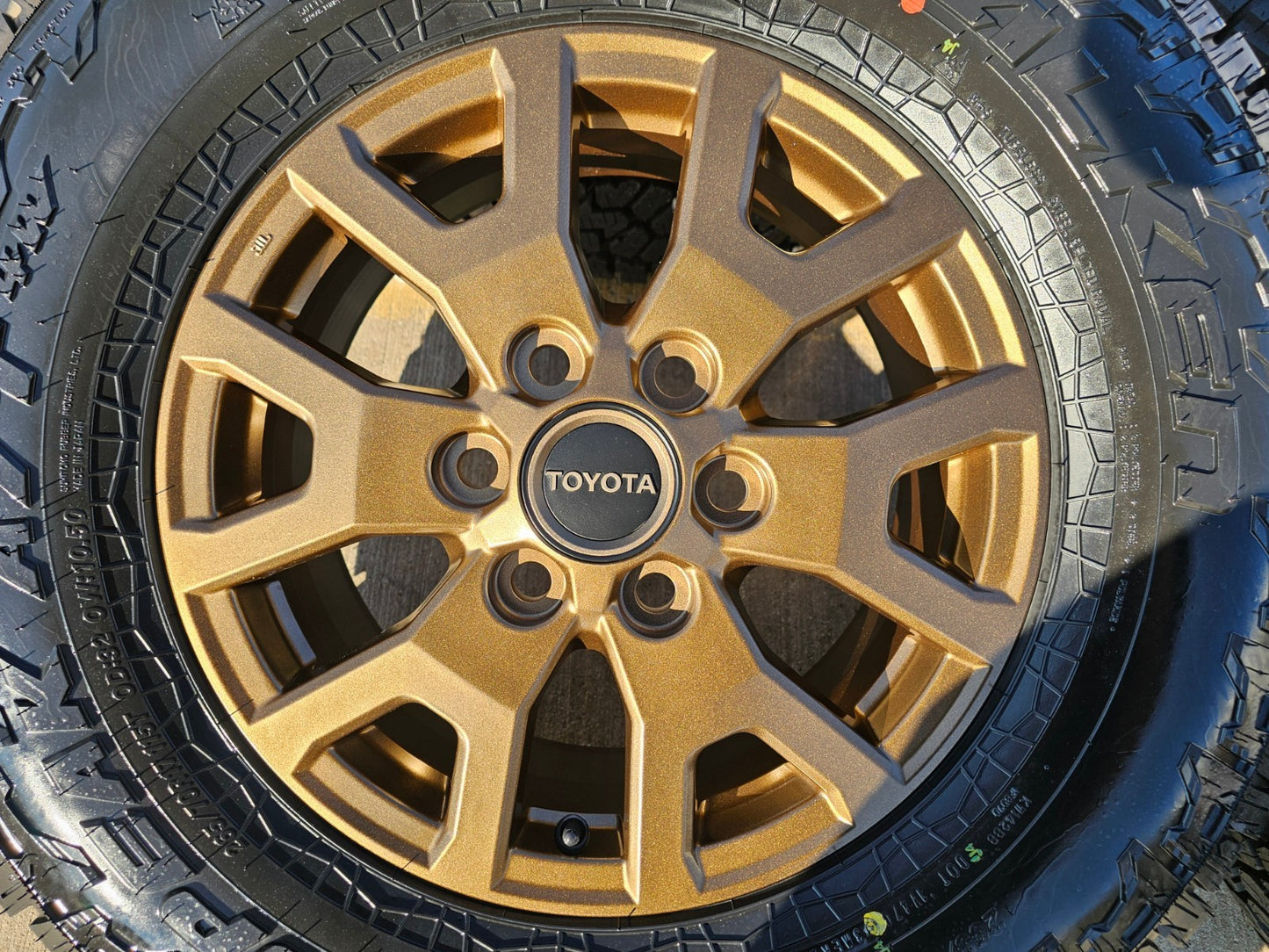 17" Toyota Tacoma 4Runner TRD OEM 94254 10637 BRONZE wheels rims 2025 2026 NEW