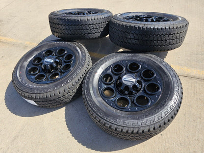 20" Ford F-250 F-350 OEM black TREMOR wheels rims 10299 tires BRIDGESTONE NEW