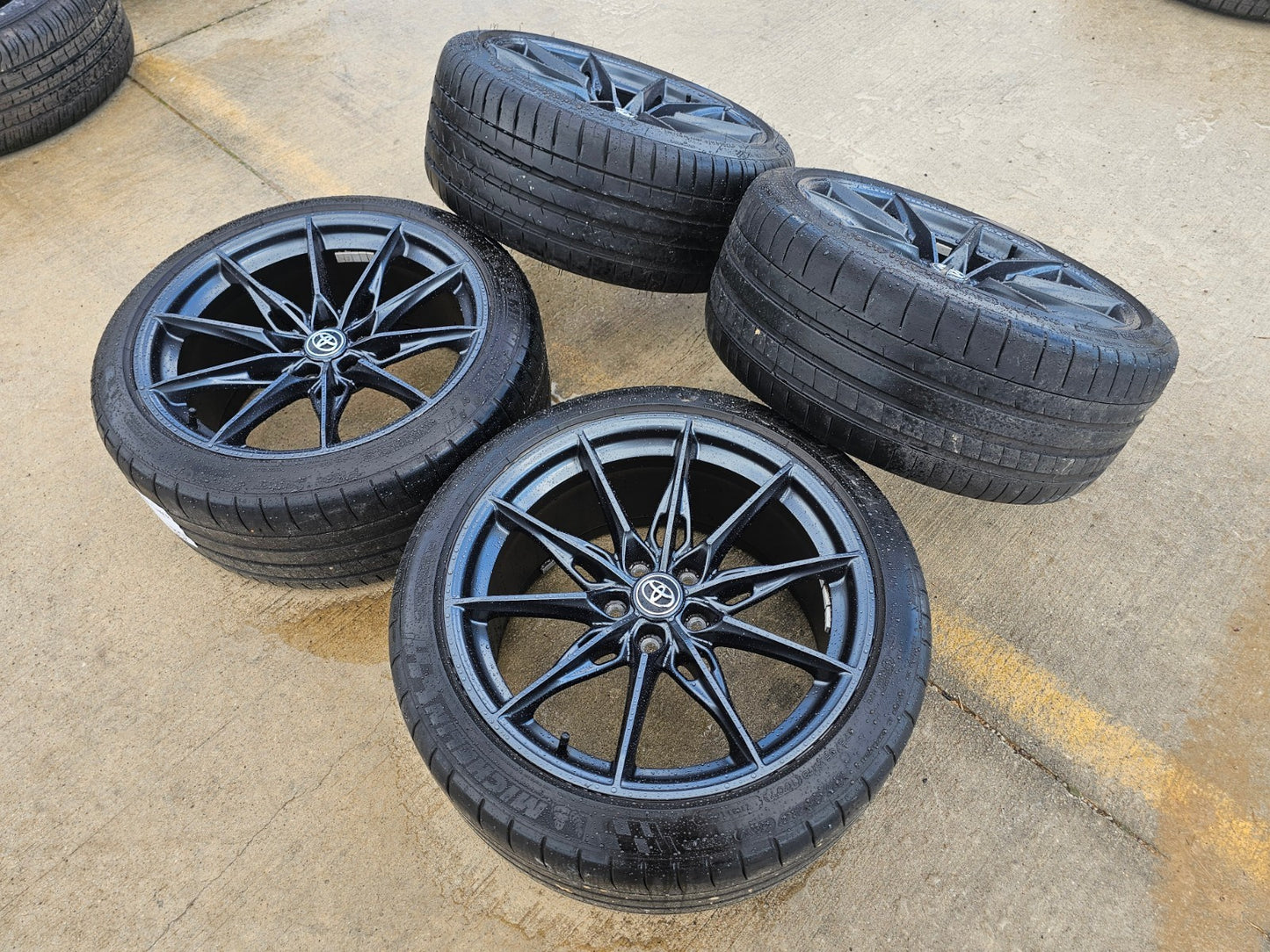 19" Toyota Supra GR OEM 75327 wheels rims 5x112 BMW Z4 2024 2025 2026 MICHELIN
