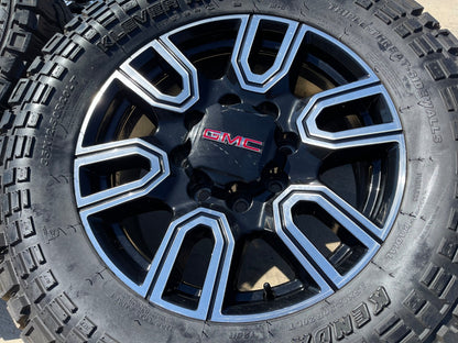 20" GMC Sierra AT4 2500 3500 OEM wheels rims 5950 Silverado KENDA 35" SET