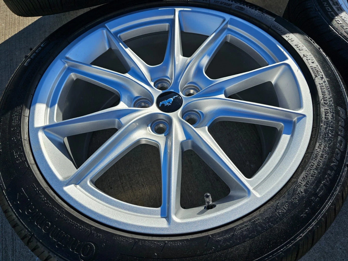 19" Ford Mustang Stealth GT OEM wheels rims 95759 tires 2021 2022 2023 2024 2025