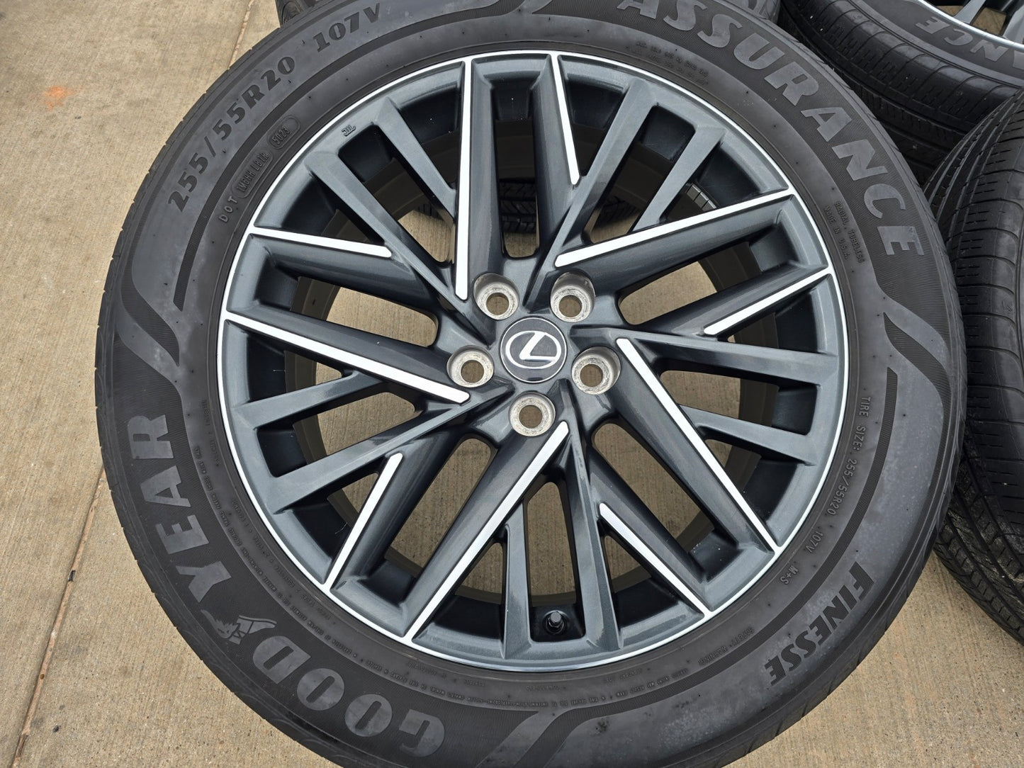 20" Lexus TX350 OEM 10574 wheels rims LS500H LS500 LC500 Grand Highlander