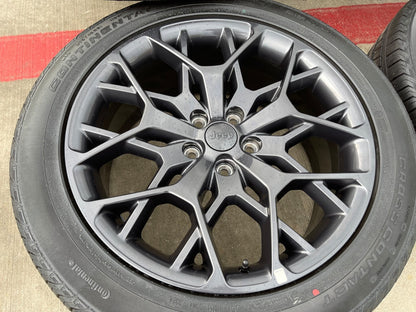 21" Jeep Grand Cherokee L OEM wheels rims 9291 Durango tires SET CONTINENTAL