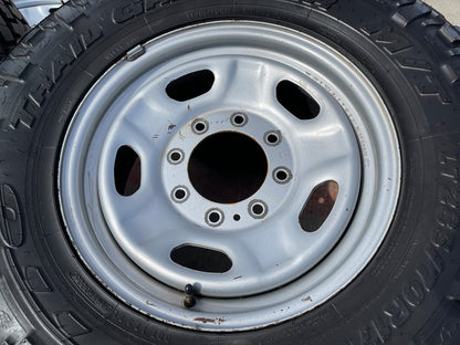 17" Ford F-250 F-350 OEM 3828 wheels rims tires NITRO GRAPLER M/T 33"