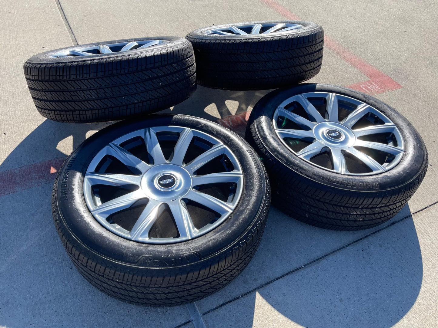 NEW 22" Cadillac Escalade Platinum OEM ORIGINAL 95078 SET wheels rims DISCOUNTED