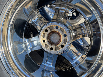 18" Ford F-150 Expedition OEM 10343 chrome rims wheels 2024 2025 2026 MICHELIN