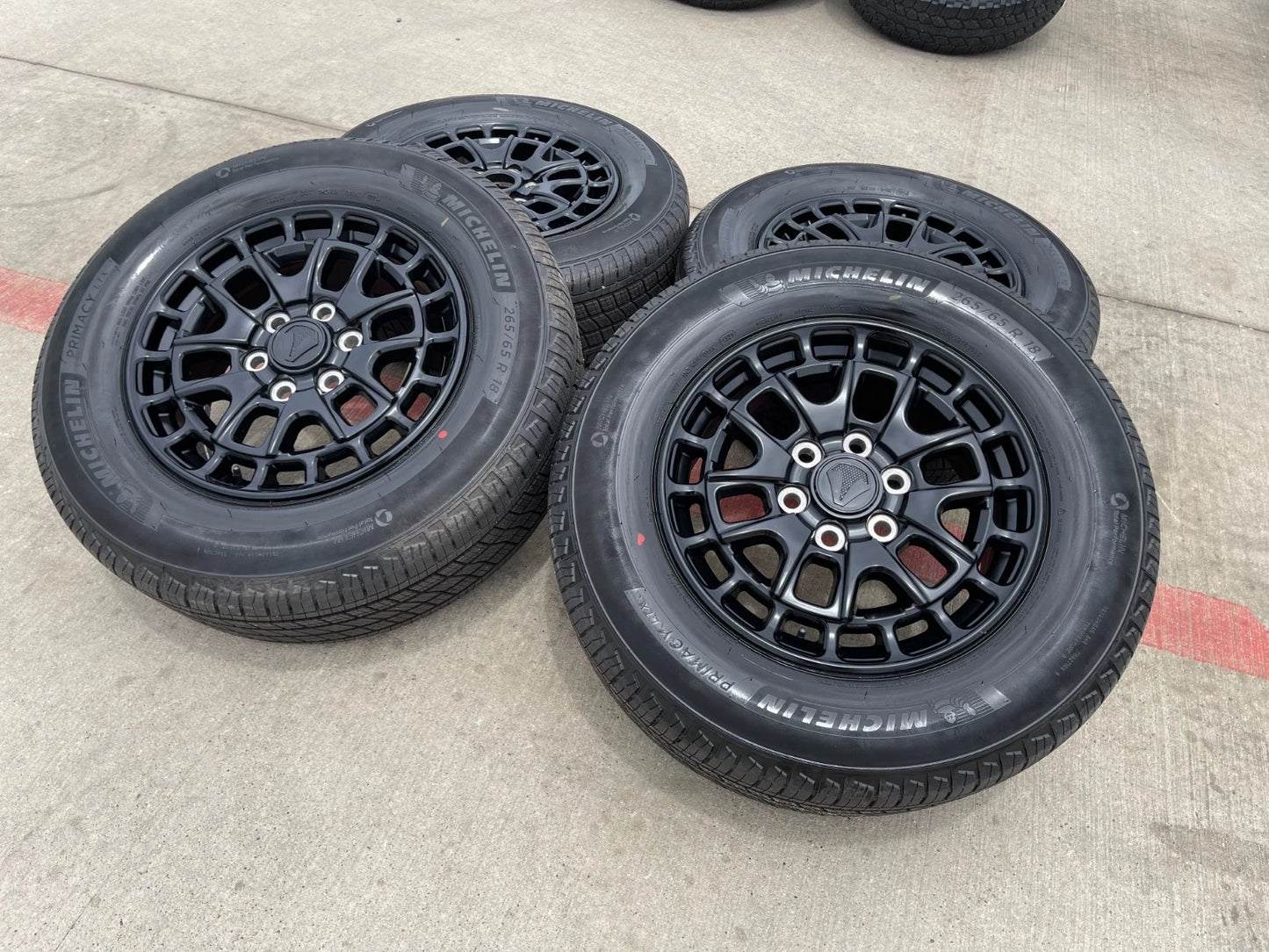 18" Toyota Tundra TSS T FORCE TRD OEM black wheels rims Sequoia 2025 2026 NEW