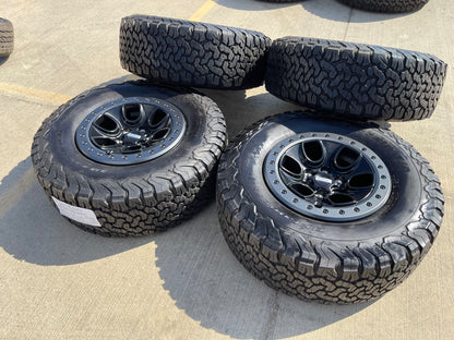 17" Ford F-150 Raptor OEM BEADLOCK rims wheels 10459 95210 SET BFG 33"