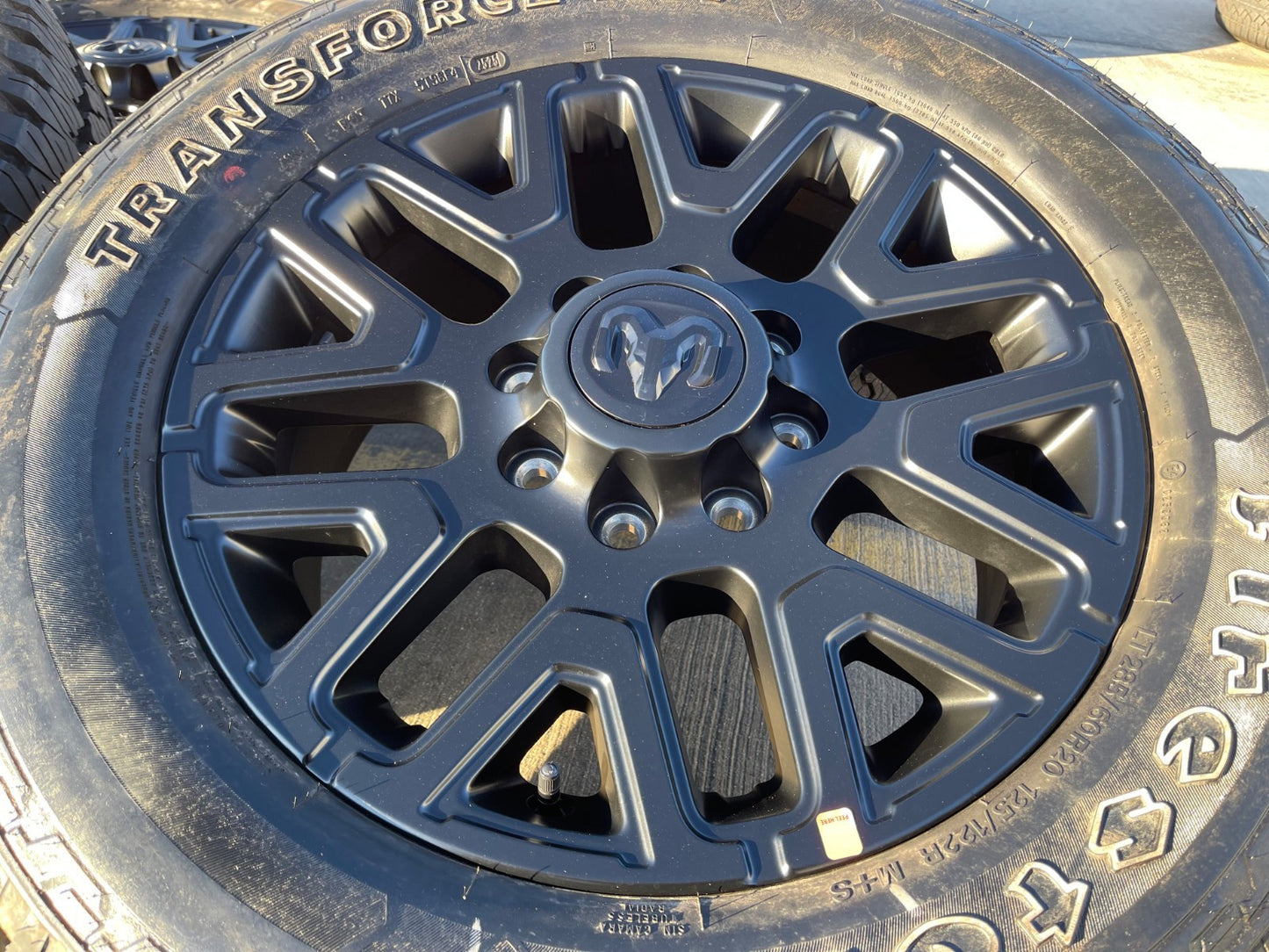 20" Dodge Ram 2500 3500 LARAMIE OEM 51649 wheels rims A/T2 2025 2026