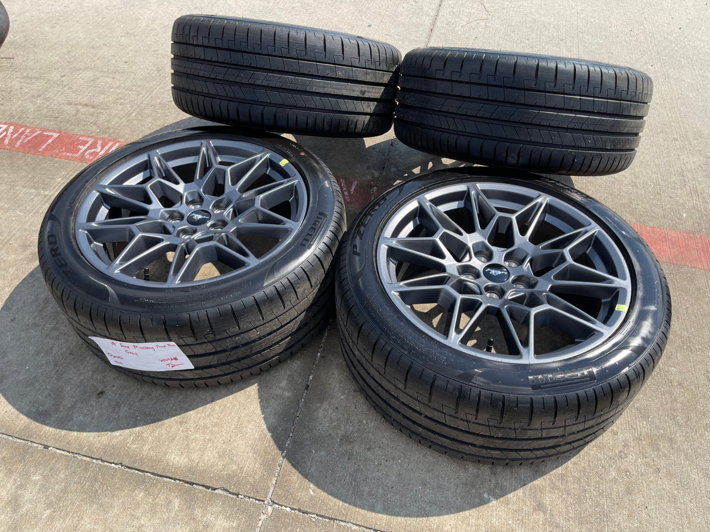 19" Ford Mustang GT Track Pack OEM 10600 10603 wheels rims 2025 2026 2027 NEW
