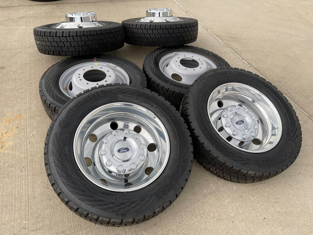 19.5" Ford F-450 Dually F-550 rims wheels RAM 4500 OEM 10x225 2025 2026 2027 SET