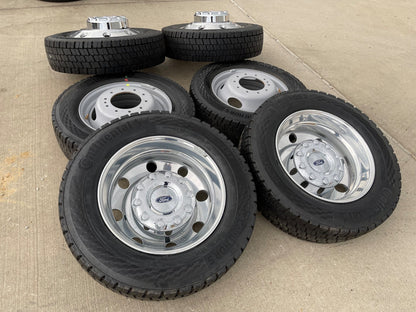 19.5" Ford F-450 Dually F-550 rims wheels RAM 4500 OEM 10x225 2025 2026 2027 SET