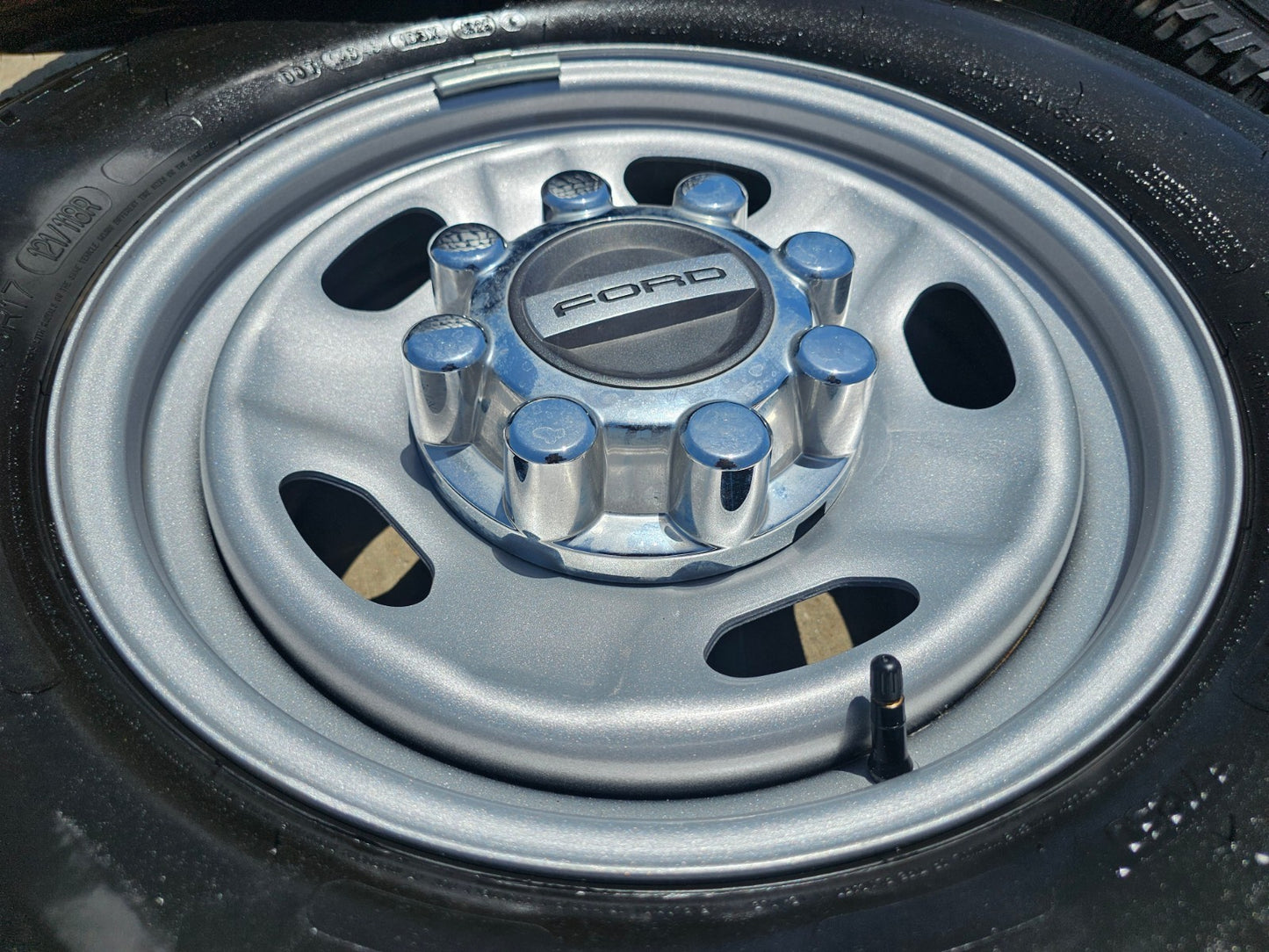 17" Ford F-250 F-350 OEM 3828 wheels rims SET 2024 2025 2026 MICHELIN A/T2 NEW