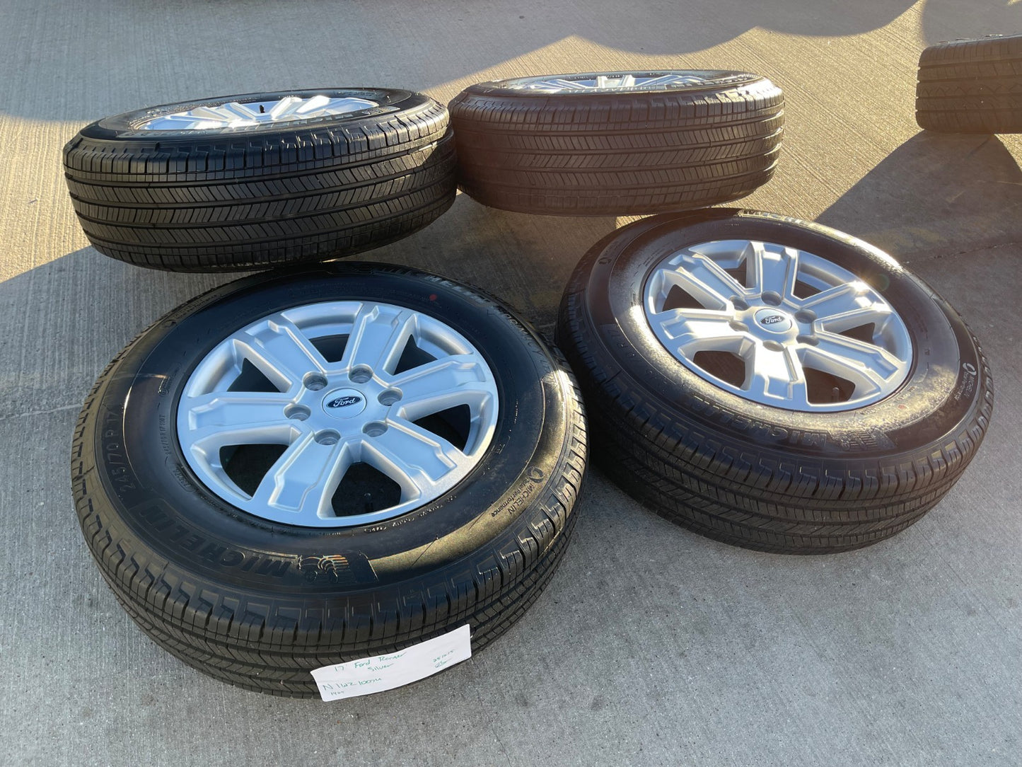 17" Ford Ranger Bronco wheels rims OEM 10587 tires 2024 2025 2026 MICHELIN NEW