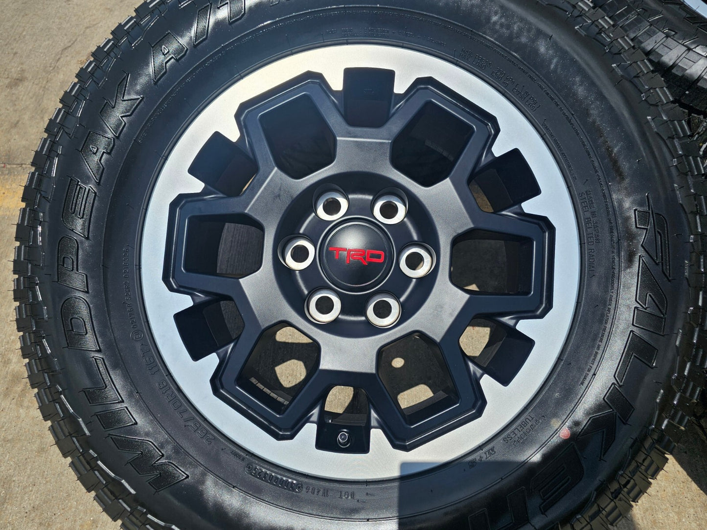 18" Toyota Tacoma 4Runner TRD OEM wheels rims 2024 2025 2026 NEW