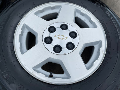 17" Chevy Tahoe Silverado Suburban Z71 OEM 5196 wheels rims tires SET FIRESTONE