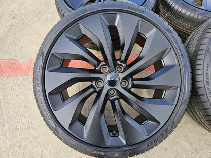 21" Lucid Air OEM Grand Touring black wheels rims tires 2023 2024 2025 2026 NEW
