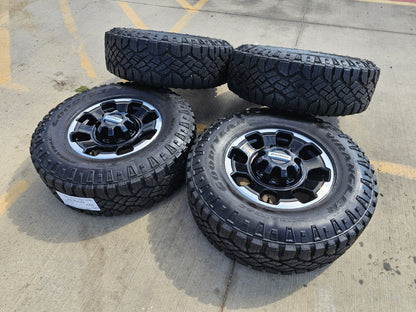18" Ford F-250 F-350 OEM TREMOR rims wheels 10482 tires SET GOODYEAR DURATRAC AT