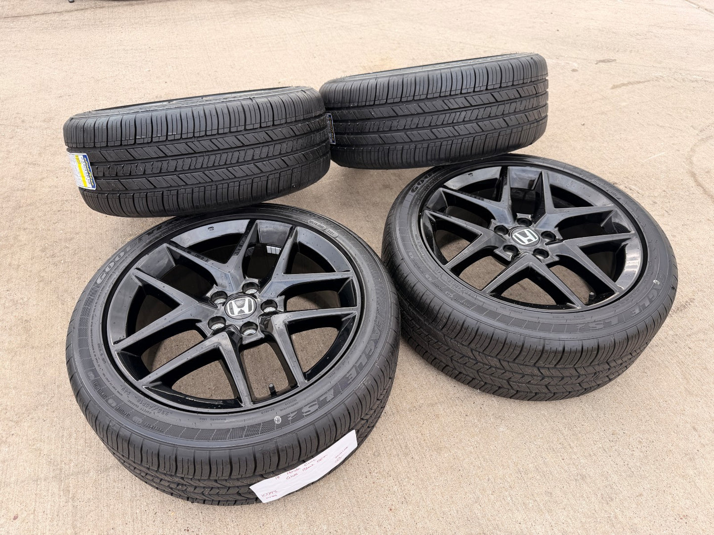 18" Honda Civic wheels rims OEM 10393 H-RV Accord tires GOODYEAR NEW 2025 2026