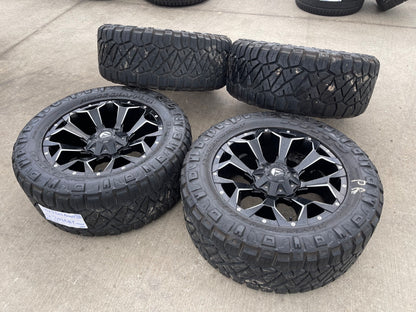 20" 20x9 FUEL Assault D546 Toyota Tundra TSS TRD wheels rims 5x139 5x150 NITRO