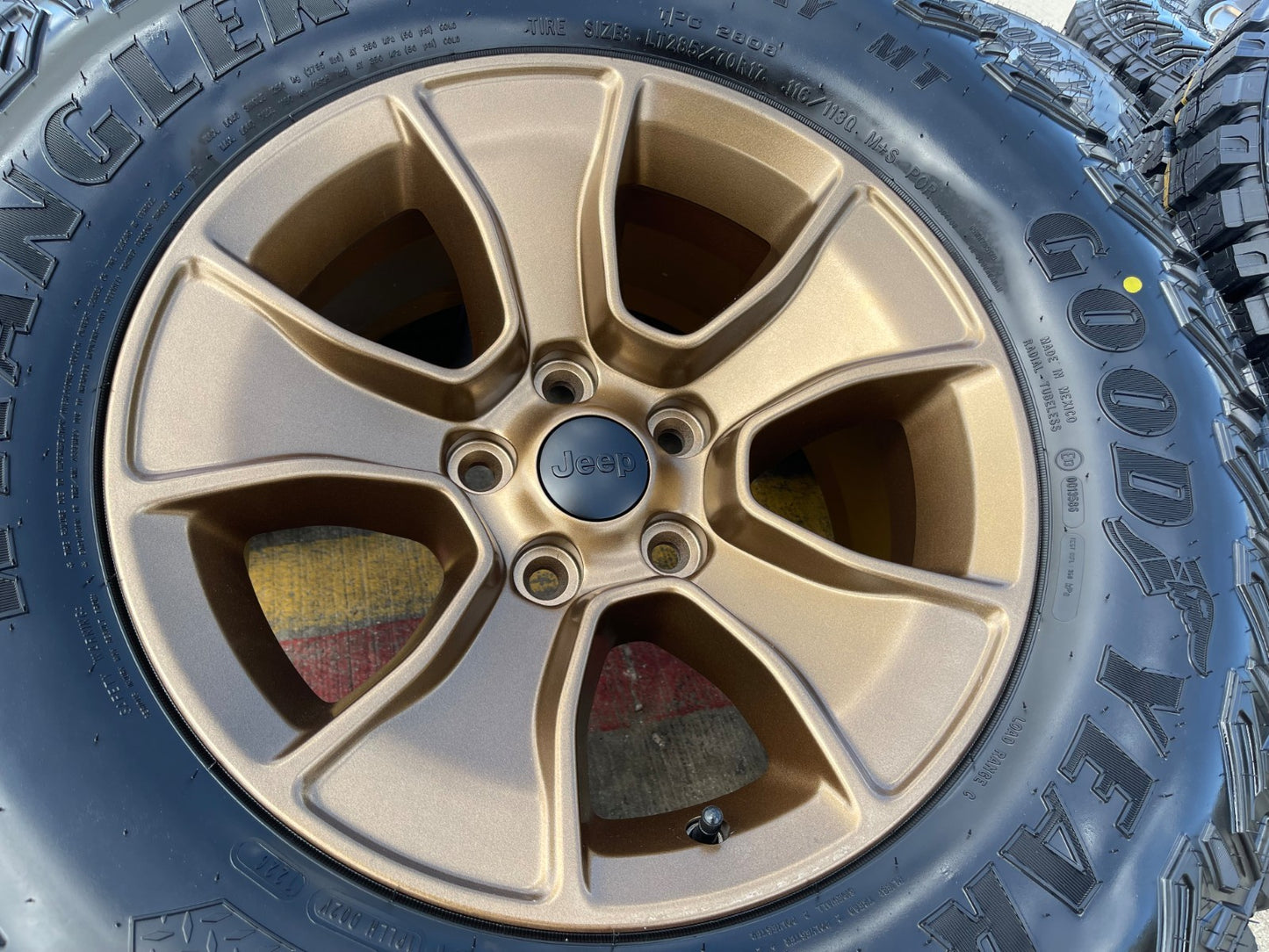 NEW (5) 17" Jeep Wrangler Rubicon OEM wheels rims SET Gladiator RIM# 96226 2027