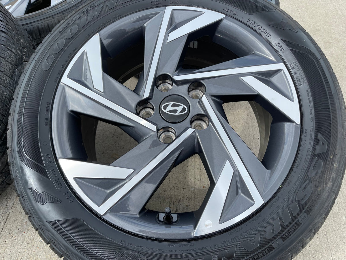17" Hyundai Elantra Sonata OEM wheel rims 71067 Veloster 2024 2025 2026 GOODYEAR