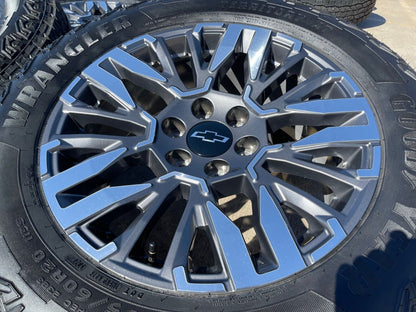 20" Chevy Silverado Z71 GMC Sierra Canyon OEM wheels rims 2024 2025 2026 NEW