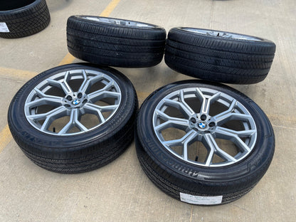21" BMW X6 X7 OEM 86533 96409 Series 753 wheels rims tires BRIDGESTONE