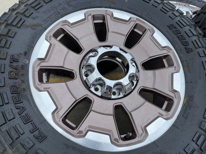 20" Ford F-250 F-350 OEM 10487 LIMITED KING RANCH tan wheels rims tires 35"