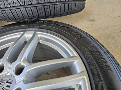 19" Porsche Cayenne OEM 67404 wheels rims tires PIRELLI