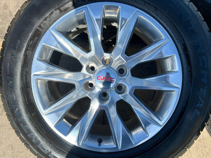 20" GMC Yukon 5920 OEM wheels rims Chevy Tahoe Silverado 2025 2026 CONTINENTAL
