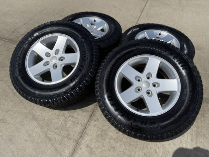 17" Jeep Gladiator OEM wheels rims 9074 Wrangler GOODYEAR TERRITORY A/T NEW