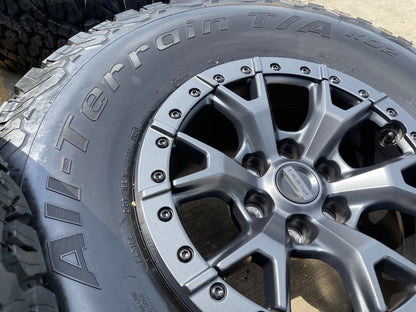 17" Ford F-150 Raptor R OEM BEADLOCK 10460 rims wheels 37" tires SET BFG NEW
