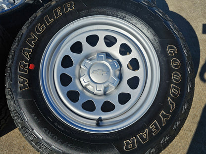 17" Chevy Colorado OEM wheels rims Silverado 8130 Canyon 2025 2026 NEW GOODYEAR