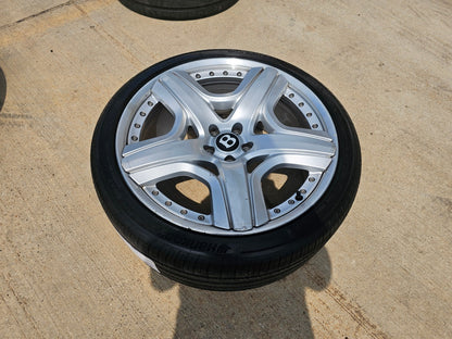 (1) 21" Bentley Continental OEM wheel rim Mulliner Flying Spur GT Spare