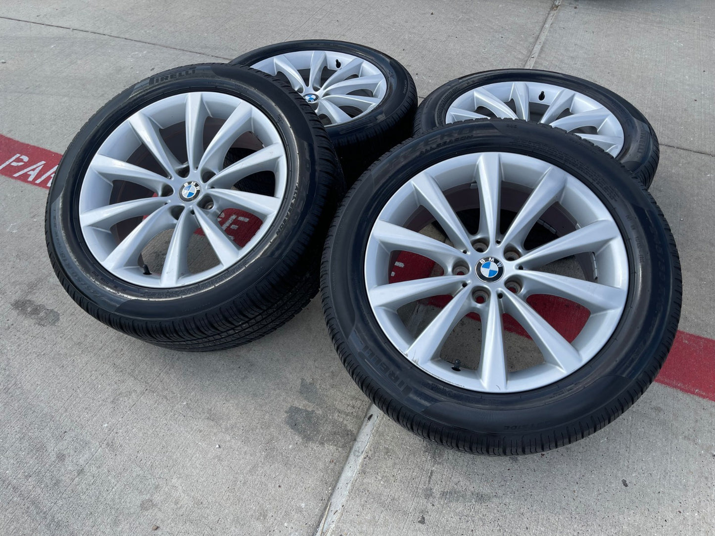 18" BMW 640i 740i 750i 840i GT 5 6 7 8 Series OEM 86272 wheels rims PIRELLI SET