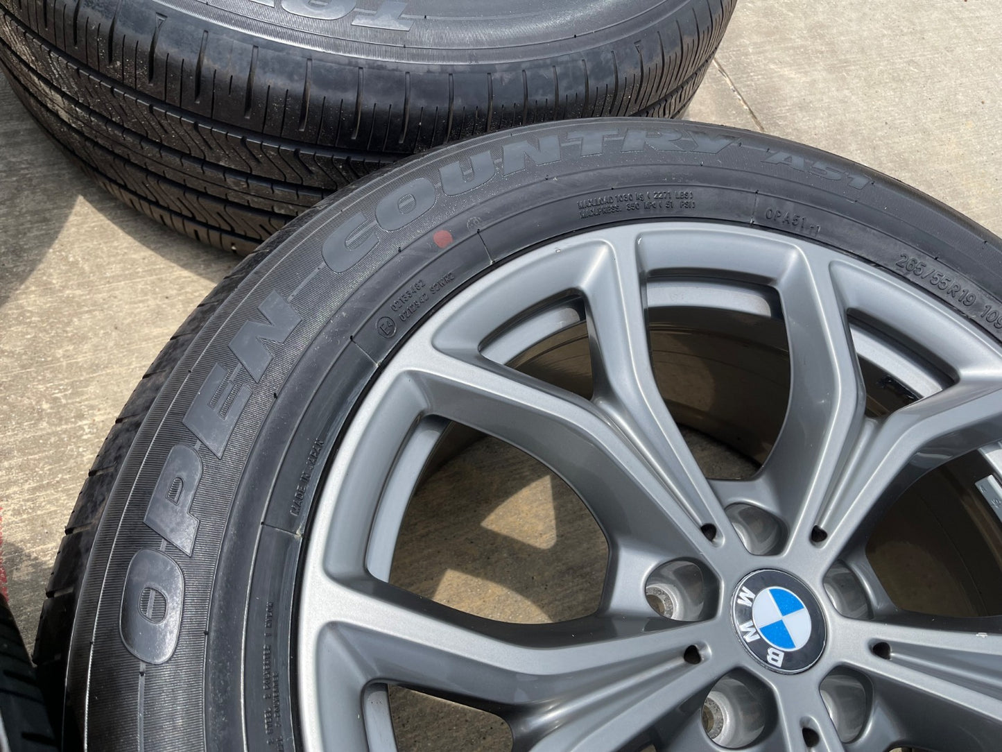 19" BMW X5 X6 X7 OEM 86458 Style 735 wheels rims SET FITS 2019-2027