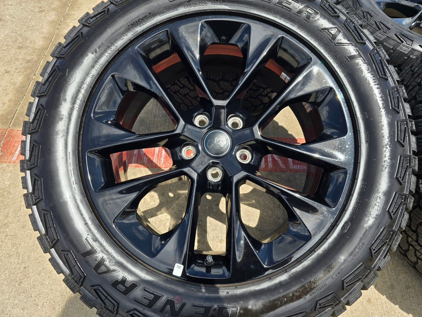 20" Jeep Wrangler Rubicon OEM 9262 wheels rims Gladiator GENERAL 2025 2026 NEW