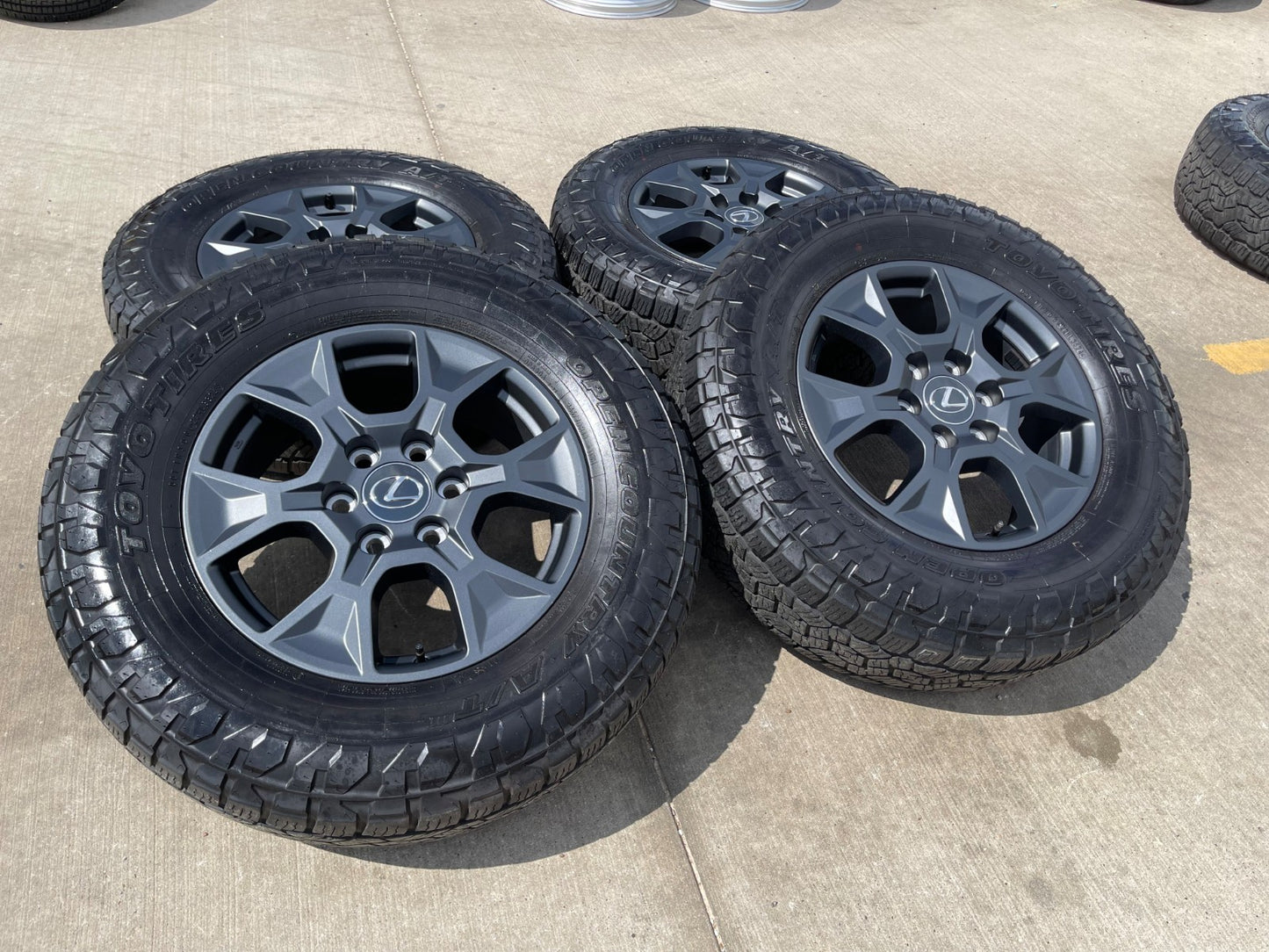 18" Toyota Tacoma TRD OEM 10544 wheels rims Land Cruiser Tundra SET TOYO A/T3
