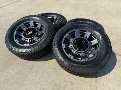 20" Ford F-250 F-350 OEM gray Lariat 10485 10296 wheels rims tires BRIDGESTONE
