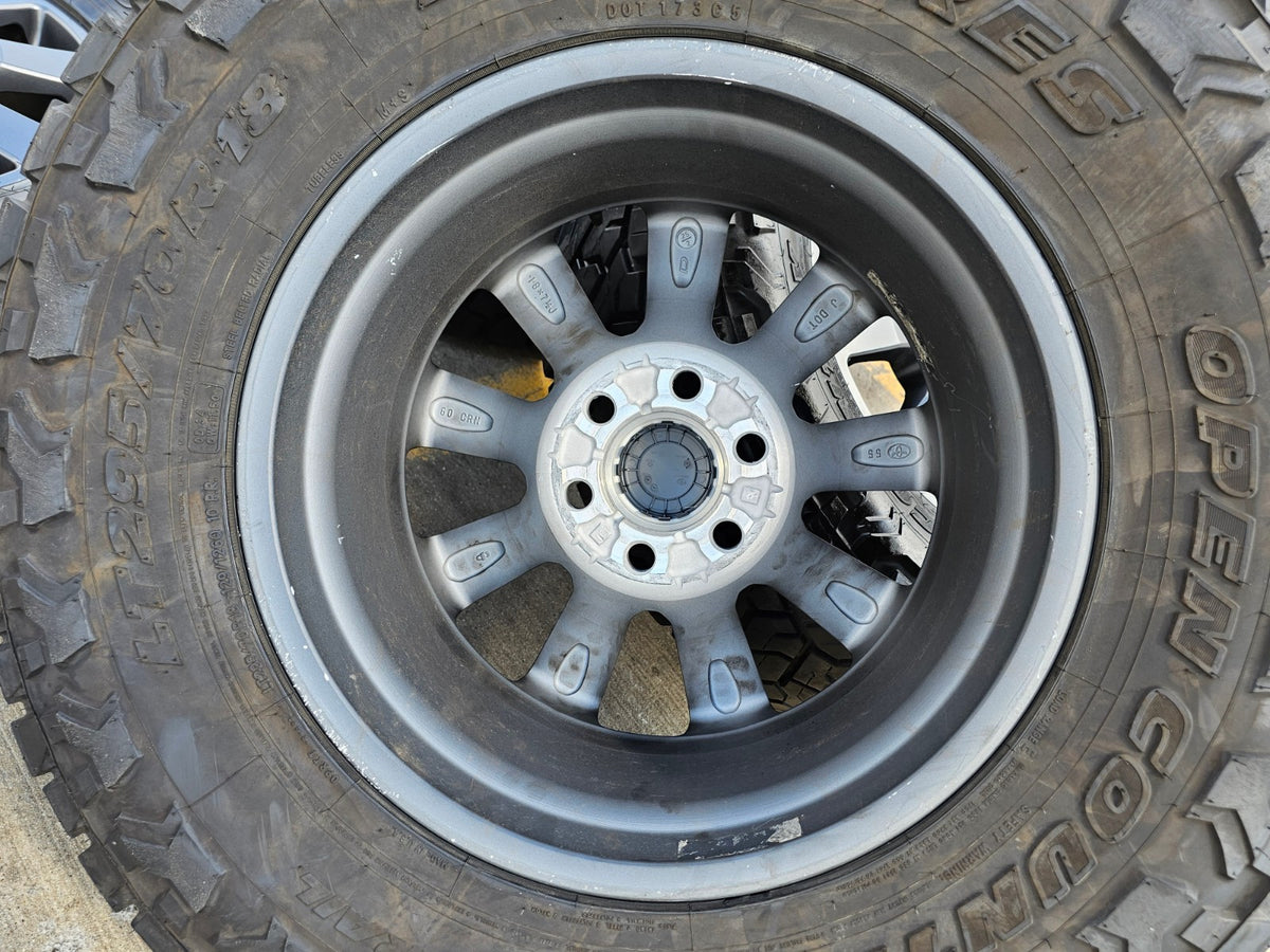 18" Toyota Land Cruiser OEM TRD wheels rims 95952 Tundra Sequoia TOYO R/T SET