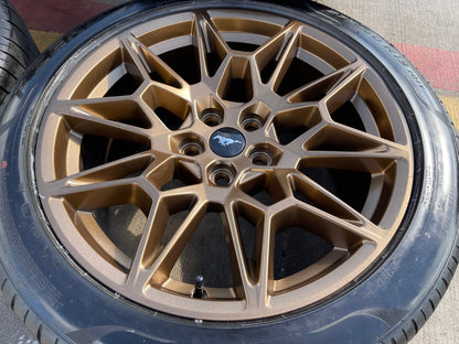 19" Ford Mustang GT Track Pack OEM 10600 10603 Bronze wheels rims 2025 2026 NEW