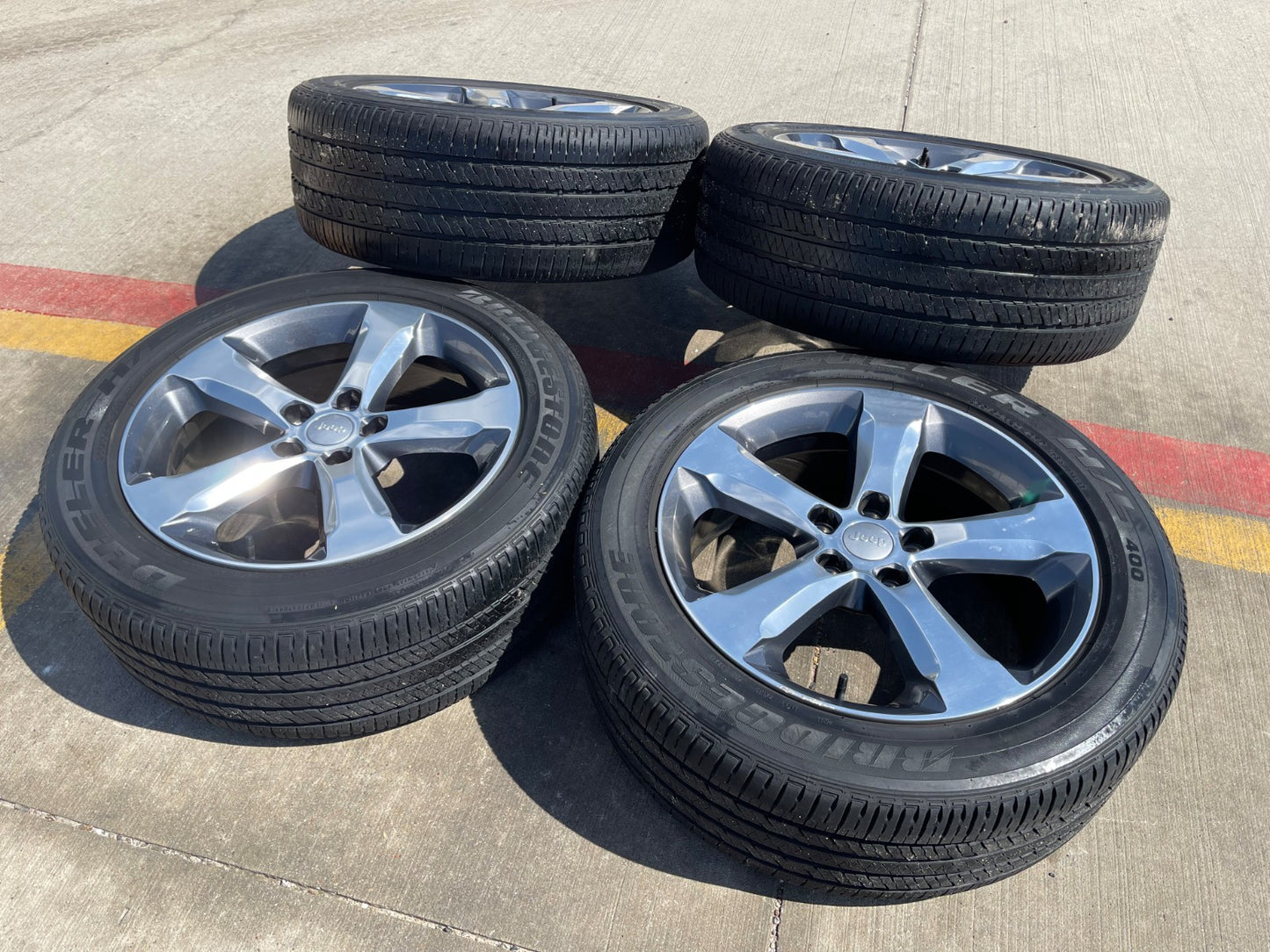 20" Jeep Grand Cherokee L OEM wheels rims 9287 95199 tires DISCOUNTED