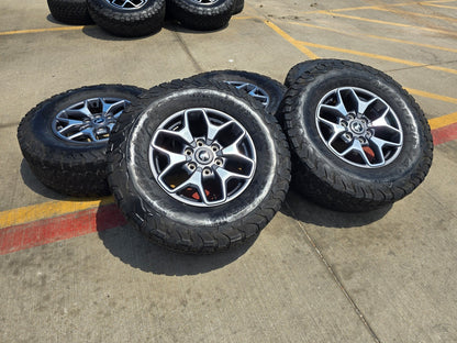 (5) 17" Ford Bronco OEM wheels rims SASQUATCH 95229 10387 Ranger BFG KO2 A/T