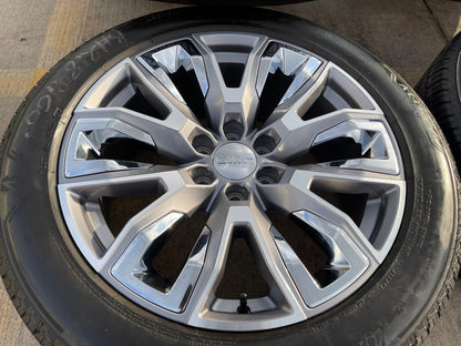 22" GMC Yukon Chevy Tahoe Escalade OEM 95513 14134 wheels rims BRIDGESTONE NEW
